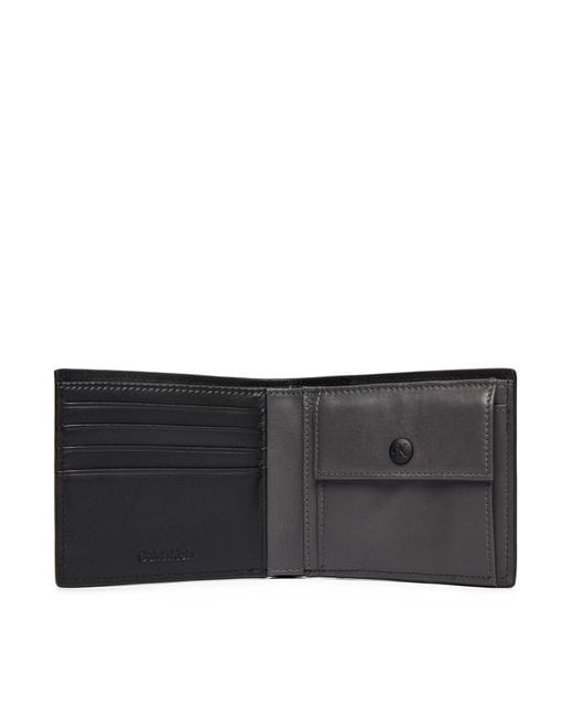 Calvin Klein Herren Geldbörse Bold Billfold W/Coin Lv04D1156G in Black für Herren