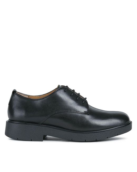 Geox Black Oxford Schuhe D Spherica Ec1 D16Qra 00043 C9999