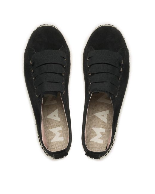 Manebí Black Espadrilles Lace-Up Espadrilles K 1.0 E0