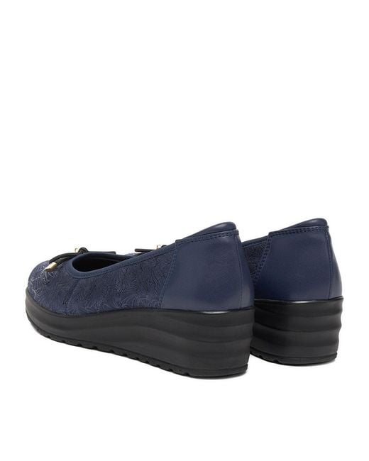 Go Soft Blue Ballerinas Ceo-Wi16-3243-02