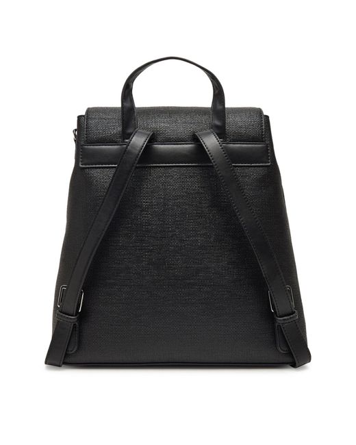 Calvin Klein Black Rucksack Ck Backpack With Conv Strap_Tex K60K613237