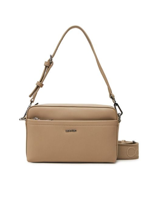 Calvin Klein Natural Handtasche Ck Must Convertible Camera Bag K60K612901