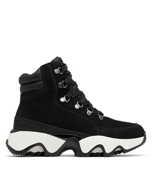 Sorel Black Schnürstiefeletten Kinetic Impact Conquest Wp