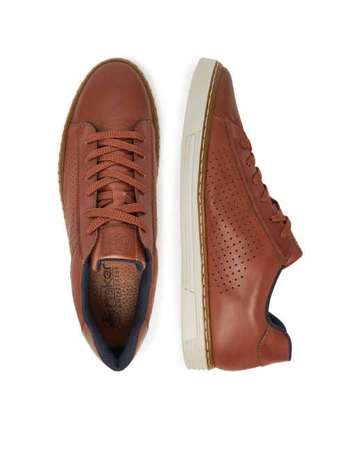 Rieker Halbschuhe B4903-24 in Brown für Herren