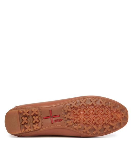 Geox Brown Mokassins D Kosmopolis + Grip D45Rca 00043 C5000