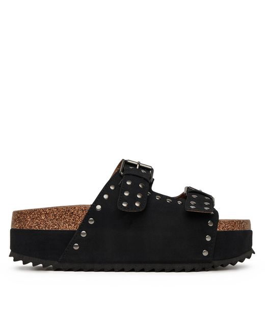 DeeZee Black Pantoletten Lb-P1685