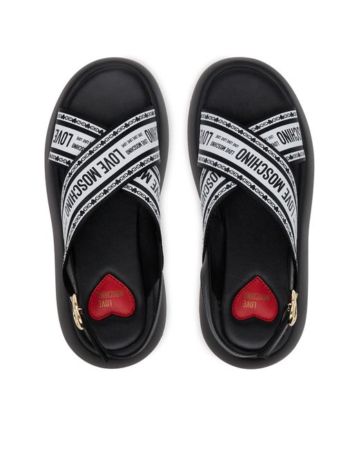 Love Moschino Black Sandalen Ja16207I0Mix200A