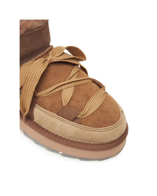 EMU Brown Schneeschuhe Blurred Micro Patchwork W13195