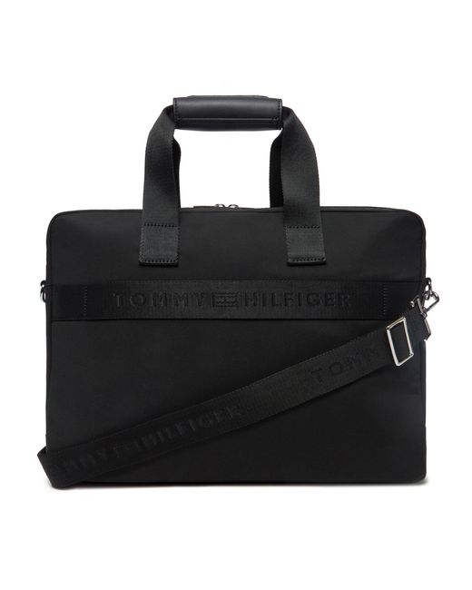 Tommy Hilfiger Laptoptasche Th Business Nylon Computer Bag Am0Am13191 in Black für Herren