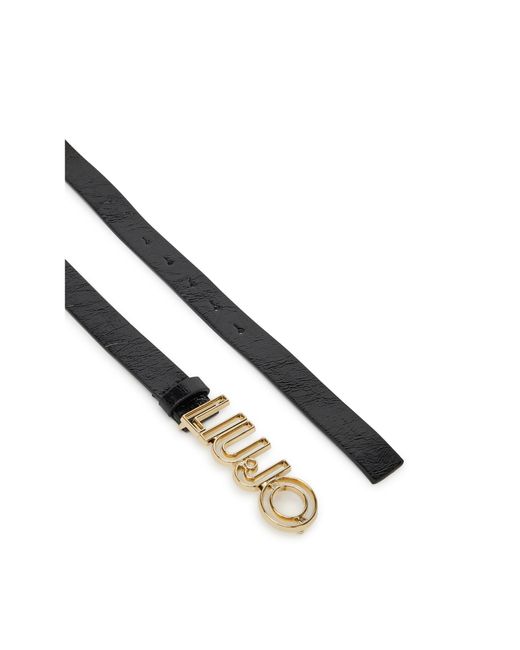 Liu Jo Black Damengürtel Hips Belt 2.5Cm Aa5232 E0008