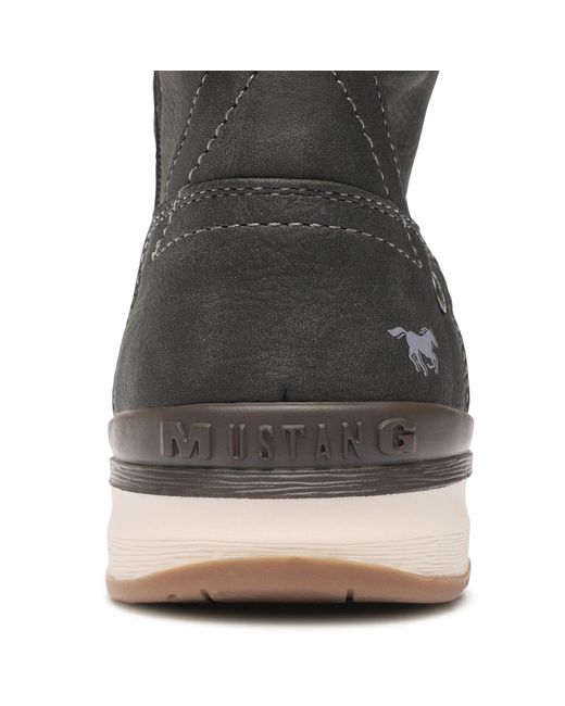 Mustang Stiefel 4141602 dunkelgrau 20 in Black für Herren