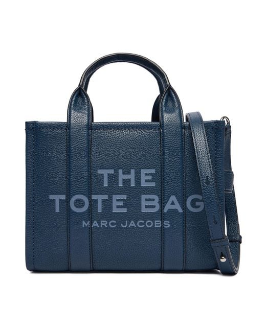 Marc Jacobs Blue Handtasche The Leather Small Tote Bag H009L01Sp21