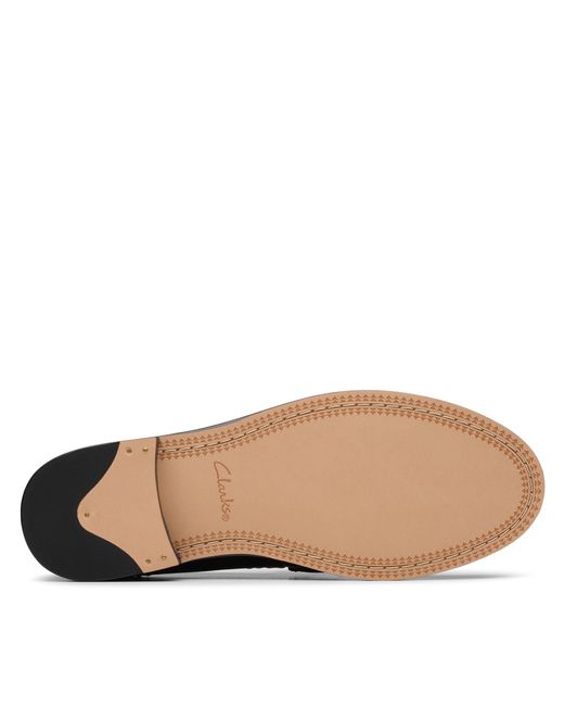 Clarks Black Mokassins Straven Edge 26181270