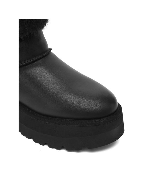 Karl Lagerfeld Black Schneeschuhe Kl48655