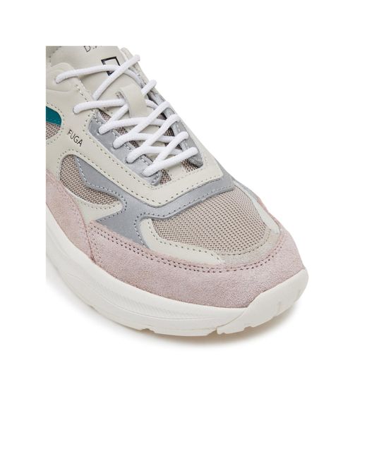 Date Gray Sneakers Fuga Reflex W421-Fg-Rx