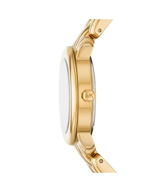 Michael Kors Metallic Quarzuhr PHOEBE MK4923, Armbanduhr, uhr, Edelstahlarmband, analog
