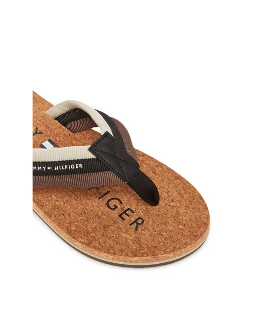 Tommy Hilfiger Zehentrenner Fm0Fm05647 in Brown für Herren