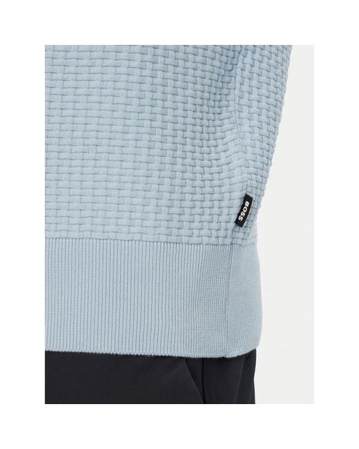 Boss Pullover H-Nilton 50560468 Regular Fit in Blue für Herren