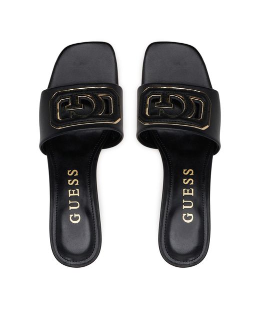Guess Black Pantoletten Gals Fljgas Lea03