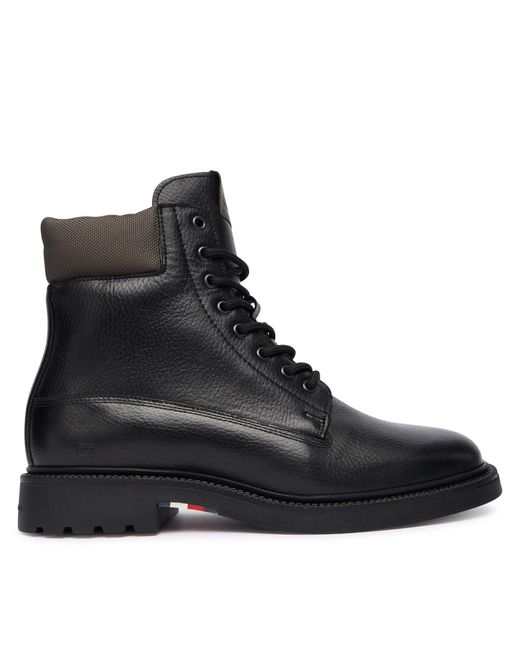 Tommy Hilfiger Stiefel Comfort Lwt Wrm Mx Fm0Fm05595 in Black für Herren