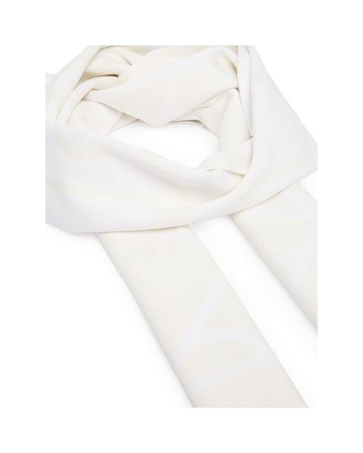 Calvin Klein Natural Schal Emblem Aop Jcq Fine Rib Scarf Lv04D8051G