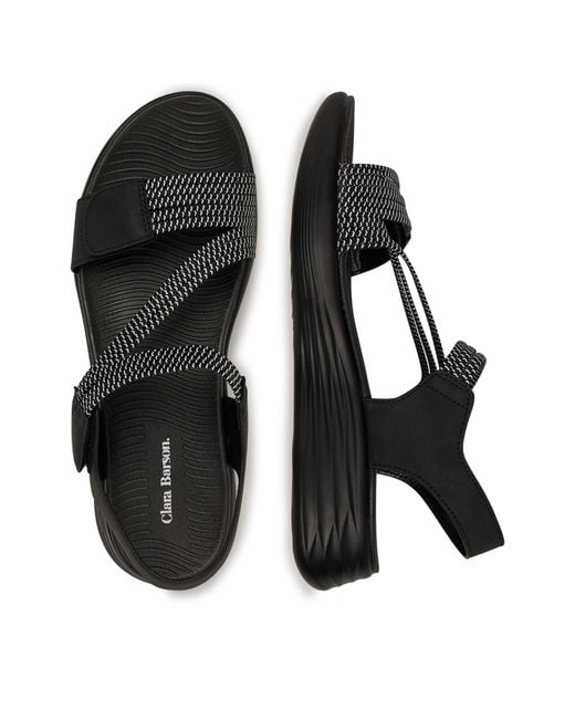 Clara Barson. Black Sandalen R24Aw02734