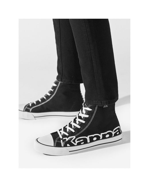 Kappa Sneakers Aus Stoff 243321 in Black für Herren