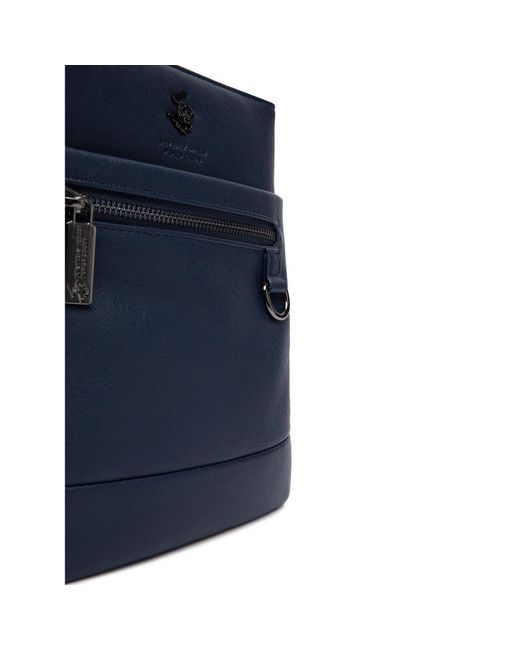 Beverly Hills Polo Club Handtasche C-Bhpc-L-003-08 in Blue für Herren