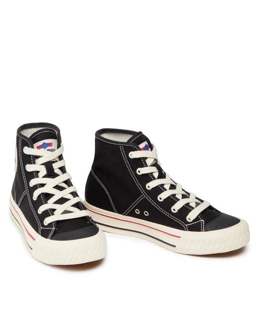 Palladium Black Sneakers Aus Stoff Palla Louvel 77461-008-M