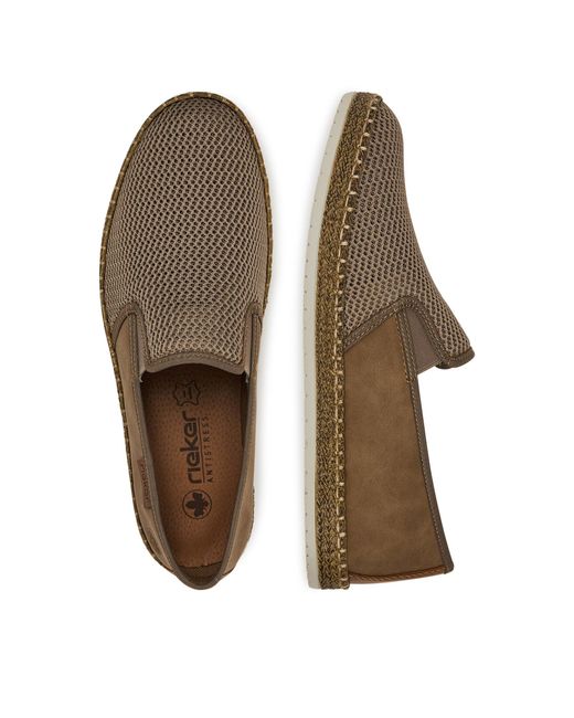Rieker Espadrilles B5265-65 in Brown für Herren