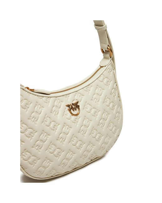 Pinko Metallic Handtasche Half Moon Mini Fl Ai 24-25 Pltt 102790 A1Yb