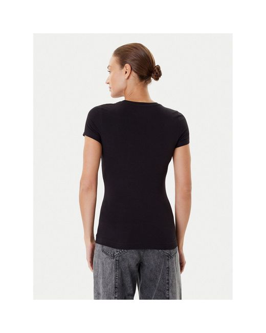 Guess Black T-Shirt W5Yi16 J1314 Regular Fit