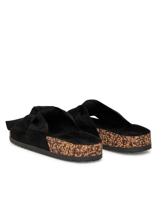 DeeZee Black Pantoletten E998-1