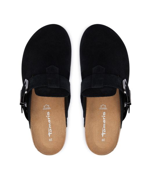 Tamaris Black Pantoletten 1-27602-46