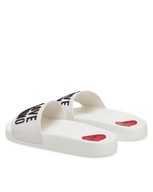 Love Moschino White Pantoletten Ja28052G1Mi14100