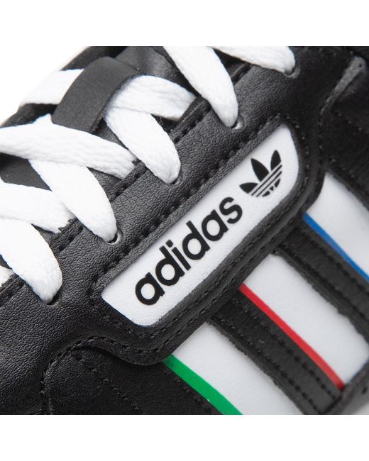 Adidas Black Sneakers Continental 80 Stripes J Gw6643