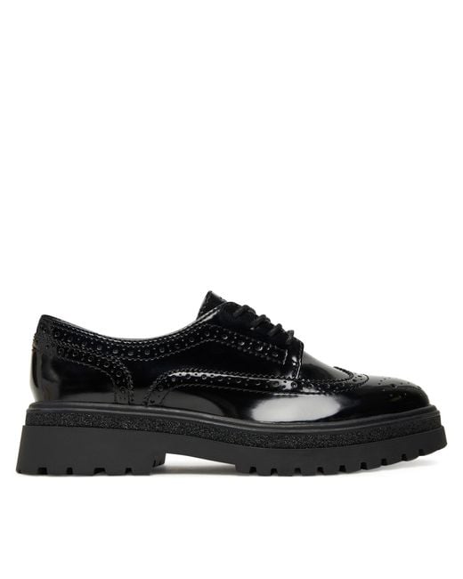 Tamaris Black Oxford Schuhe 1-23619-45