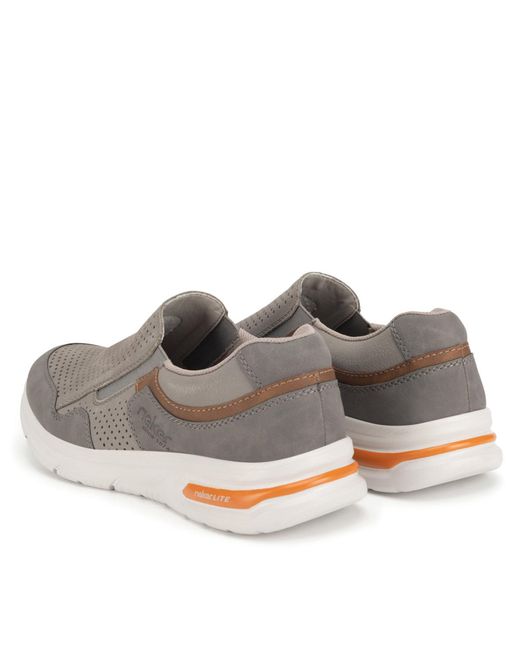 Rieker Halbschuhe B7355-40 in Gray für Herren