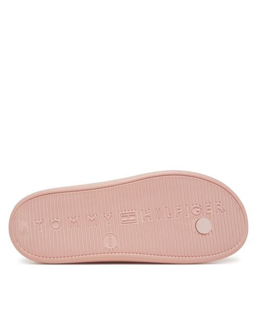 Tommy Hilfiger Pink Zehentrenner Comfort Beach Sandal Fw0Fw08522