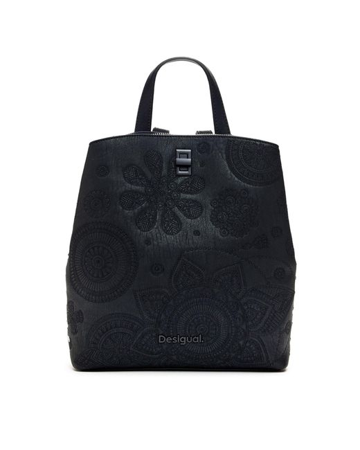 Desigual Black Rucksack Dejavu Sumy Mini 25Sakp02