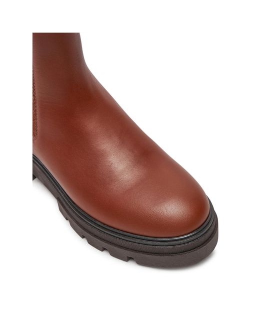Tommy Hilfiger Brown Klassische Stiefeletten Monochromatic Chelsea Boot Fw0Fw06730