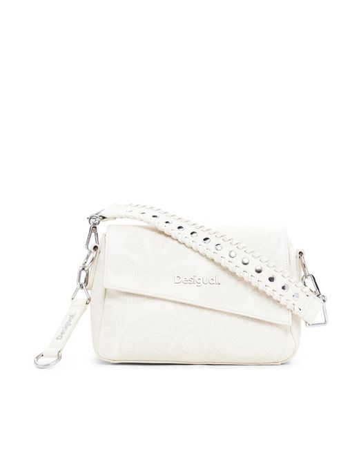 Desigual White Handtasche Dejavu 25Saxpa9