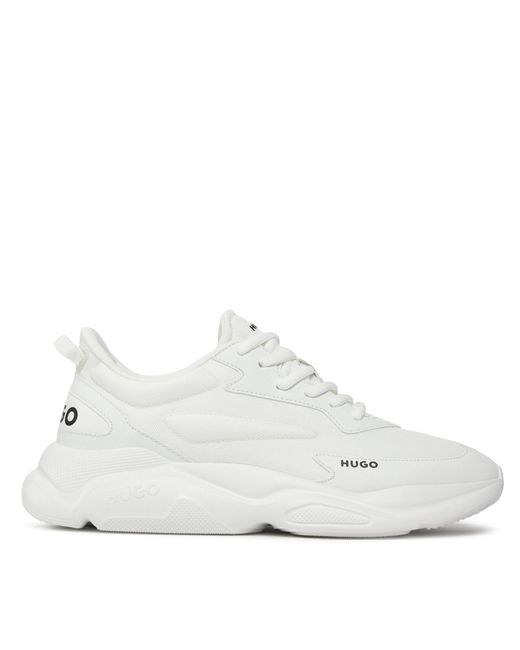HUGO White Sneakers Leon Runn 50512717 Weiß