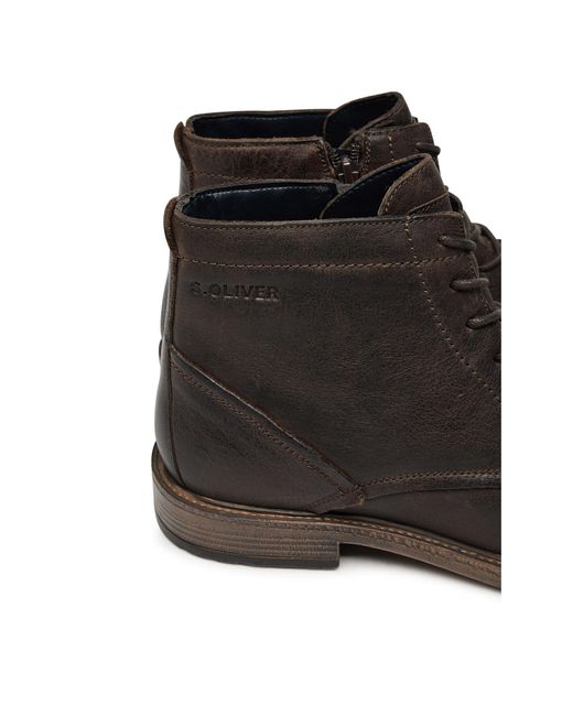 S.oliver Schnürschuhe 5-15121-43 in Brown für Herren