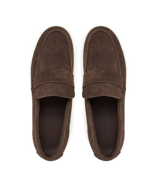 Calvin Klein Halbschuhe Moccasin Sue Unlined Hm0Hm01819 in Brown für Herren