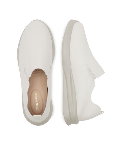 Clara Barson. White Halbschuhe Wfa3690-1