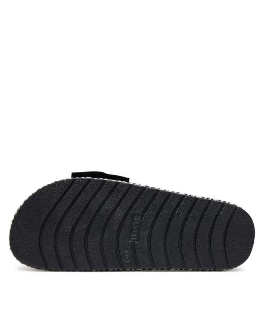 DeeZee Black Pantoletten E2050-3