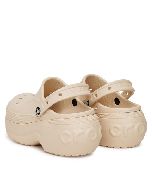 CROCSTM Natural Pantoletten Bella Clog 210062-11S