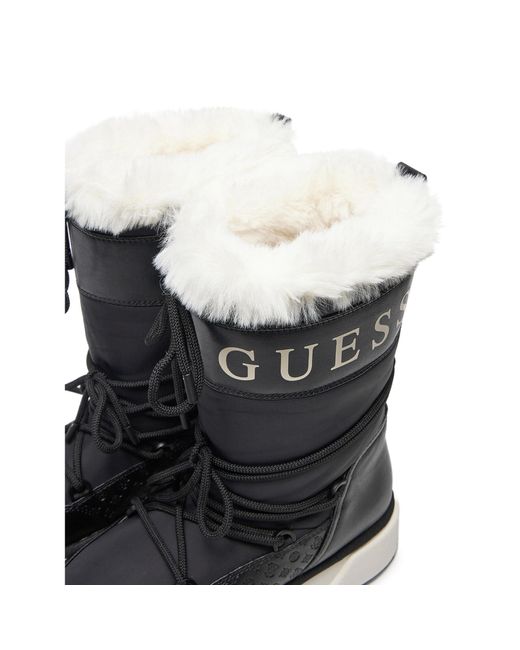 Guess Black Schneeschuhe Undelo Flfuel Ele11