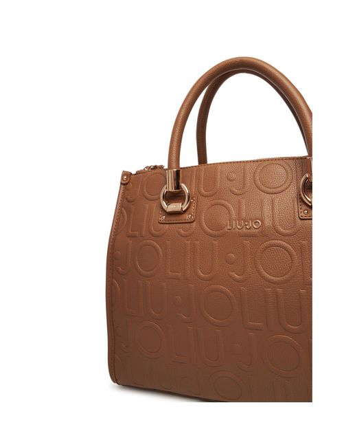 Liu Jo Brown Handtasche Ecs M Satchel Af5008 E0538